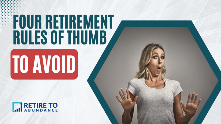 Retirement rules of thumb that should be avoided blog image.