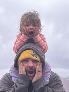 tyler meyer, cfp and child, cold and wet