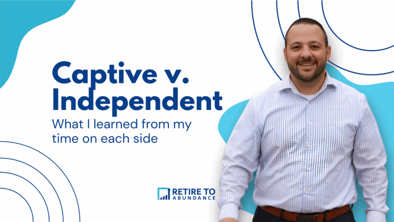 image of Tyler Meyer with blog title "captive v. independent: what I learned from my time on both sides